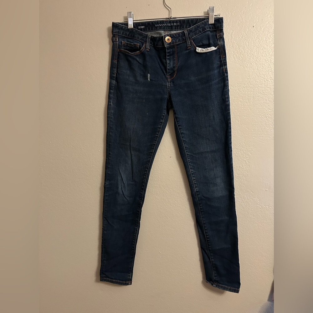 Banana Republic Dark Wash Skinny Jeans